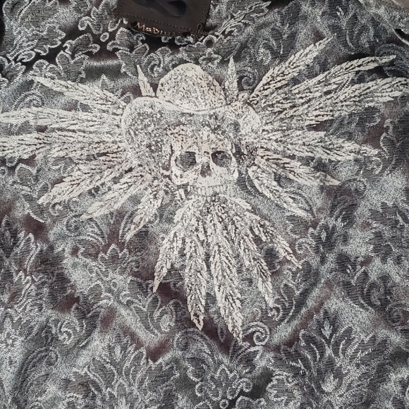 Z Brand Young Men’s Graphic Distressed Lightweight Brown Lined Zip Up Jacket - Picture 9 of 10